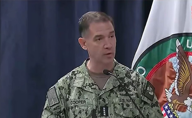 US Central Command leader says Iran campaign is 'ahead or on plan'